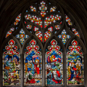 Beverley,_St_Mary's_church,_St_Paul_window_(25302612692)